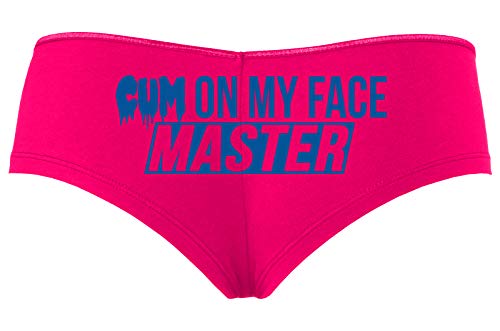 Knaughty Knickers Cum On My Face Master Cumslut Cumplay Hot Pink Slutty Panties