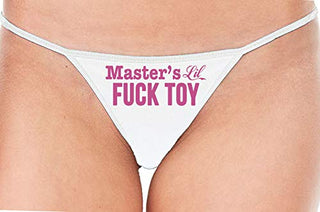 Masters Little Fuck Toy - White String Thong