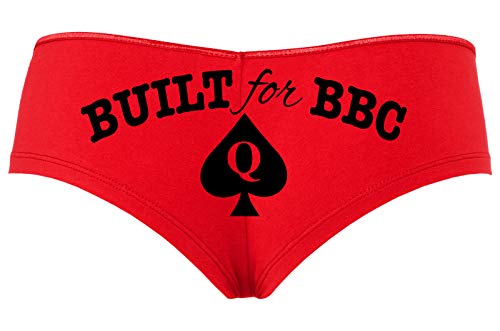 Knaughty Knickers Built for BBC Pawg Queen of Spades QOS Slutty Red Boyshort