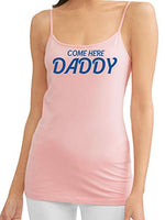 Knaughty Knickers Come Here Daddy DDGL BDSM Obedient Pink Camisole Tank Top