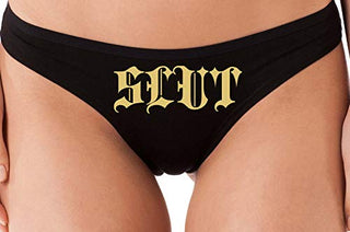 Slut Gothic - Black Thong