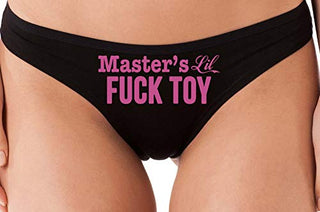 Masters Little Fuck Toy - Black Thong