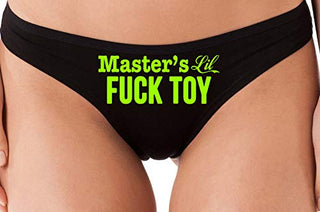 Masters Little Fuck Toy - Black Thong