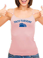 Knaughty Knickers Eat My Taco Tuesday Lick Me Oral Sex Pink Camisole Tank Top