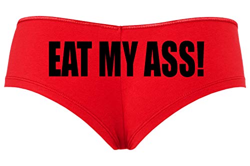 Knaughty Knickers Eat My Ass Oral Anal Slut Boyshort Panties Underwear
