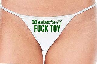 Masters Little Fuck Toy - White String Thong