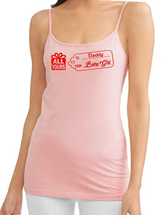 To Daddy From Baby Girl Gift Tag - Pink Cami