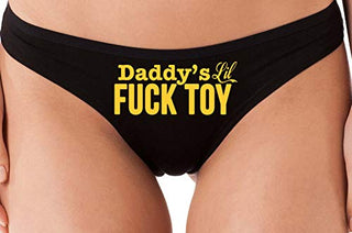 Daddy's Little Fuck Toy - Black Thong