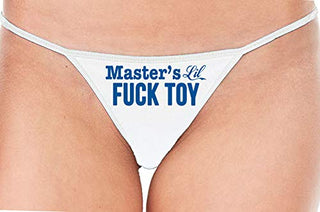Masters Little Fuck Toy - White String Thong