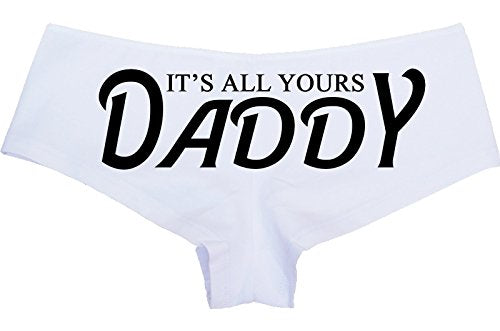 Knaughty Knickers - It's All Yours Daddy Boy Short Panties - for Daddy's Girl Princess - CGL DDLG Boyshort Underwear