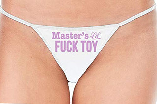 Masters Little Fuck Toy - White String Thong