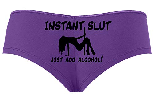 Knaughty Knickers Instant Slut Just Add Alcohol Funny Panty Game Shower Gift