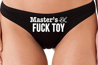 Masters Little Fuck Toy - Black Thong