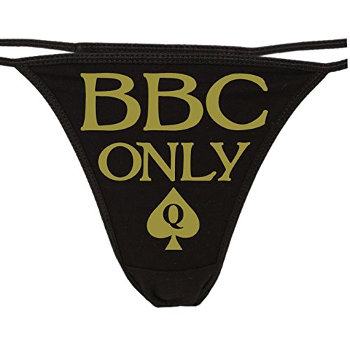 Knaughty Knickers - BBC Only Queen of Spades Thong Panties - Big Black Cock Only for QofS Underwear