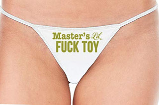 Masters Little Fuck Toy - White String Thong