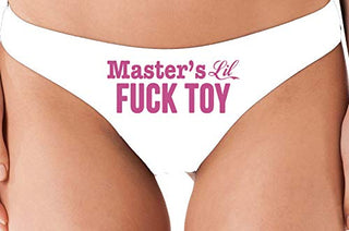 Masters Little Fuck Toy - White Thong