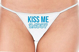 Kiss Me Daddy - White String Thong