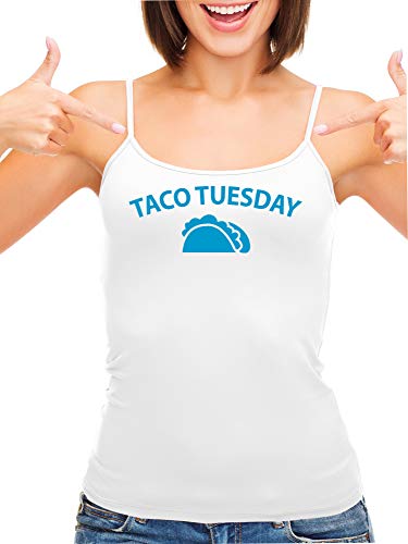 Knaughty Knickers Eat My Taco Tuesday Lick Me Oral Sex White Camisole Tank Top