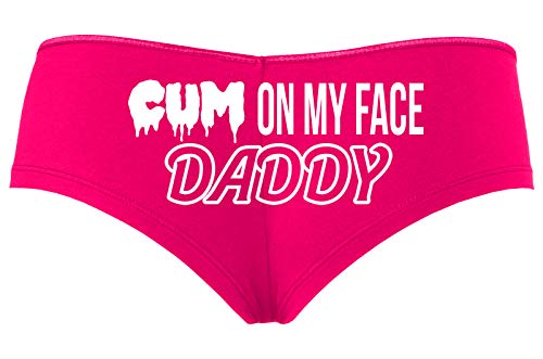 Knaughty Knickers Cum On My Face Daddy Facial Cumslut Hot Pink Slutty Panties