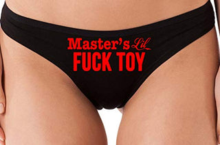 Masters Little Fuck Toy - Black Thong