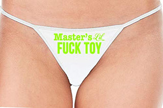 Masters Little Fuck Toy - White String Thong