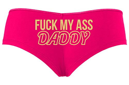 Knaughty Knickers Fuck My Ass Daddy Anal Sex Submissive Hot Pink Slutty Panties