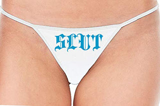 Slut Gothic - White String Thong