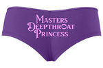 Knaughty Knickers Masters Deepthroat Princess Oral Sex Slutty Purple Boyshort
