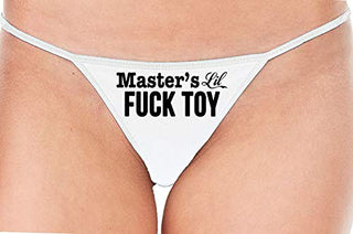 Masters Little Fuck Toy - White String Thong