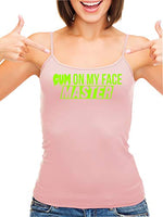 Knaughty Knickers Cum On My Face Master Cumslut Cumplay Pink Camisole Tank Top