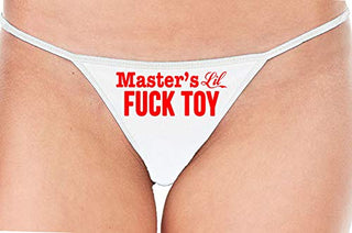 Masters Little Fuck Toy - White String Thong