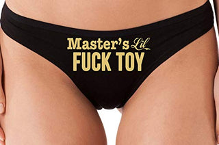 Masters Little Fuck Toy - Black Thong