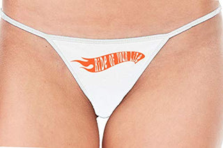 Ride of Your Life - White String Thong