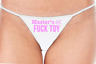 Masters Little Fuck Toy - White String Thong