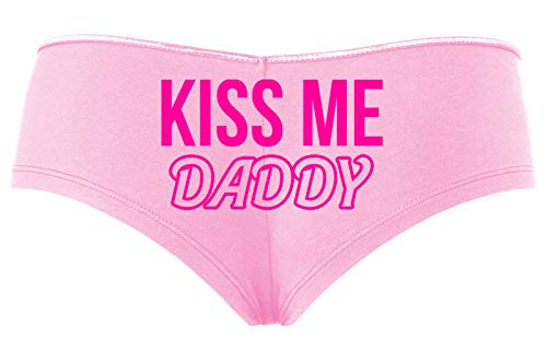 Knaughty Knickers Kiss Me Daddy Snuggle BabyGirl Master Baby Pink Slutty Panties