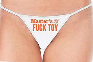 Masters Little Fuck Toy - White String Thong