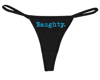 Naughty - Black String Thong