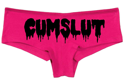 Knaughty Knickers Cumslut Panties Cum Slut hot Sexy BDSM DDLG CGL Pink Underwear