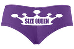 Knaughty Knickers Size Queen of Spades Love BBC Sexy Purple Boyshort Plus Sizes Too