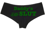 Daddys Little Slut - Black Boyshort