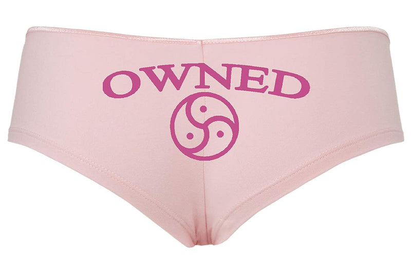 Knaughty Knickers Owned Slut Princess BDSM Symbol Sexy Pink Boyshort C –  Cat House Riot