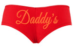 Knaughty Knickers Cute Daddys for Brat Princess DDLG BDSM hot Sexy Red Boyshort