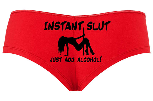 Knaughty Knickers Instant Slut Just Add Alcohol Funny Panty Game Shower Gift