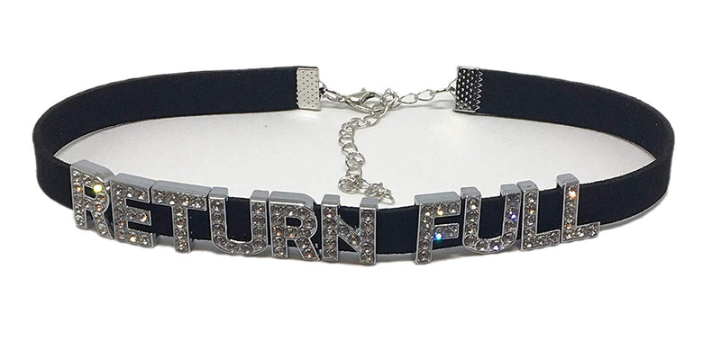 Knaughty Knickers Return Full Rhinestone Choker Necklace DDLG for Daddys Owned Submissive Lil Slut