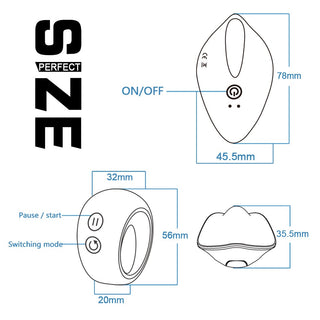 Remote Controlled Wearable Vibrator