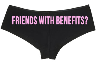 FRIENDS WITH BENEFITS?  - BLACK BOYSHORTS