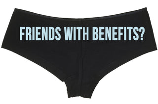 FRIENDS WITH BENEFITS?  - BLACK BOYSHORTS