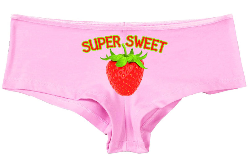 SUPER SWEET STRAWBERRY panties boy short new boyshort lots of color choices great for bachelorette panty game - taste me!