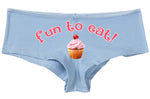 FUN TO EAT Cute Cupcake panties cup cake boy short panty new boyshort lots of color choices sexy funny